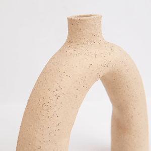 Biscuit Leggy Vase - Rock Paper Scissors