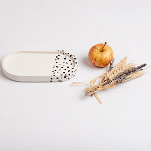 Concrete Oval Trinket Trays - Rock Paper Scissors