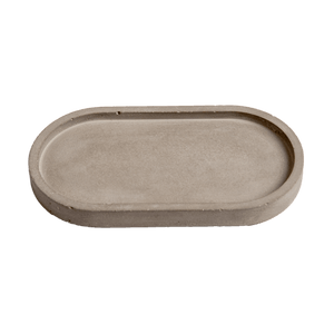 Concrete Oval Trinket Trays - Rock Paper Scissors