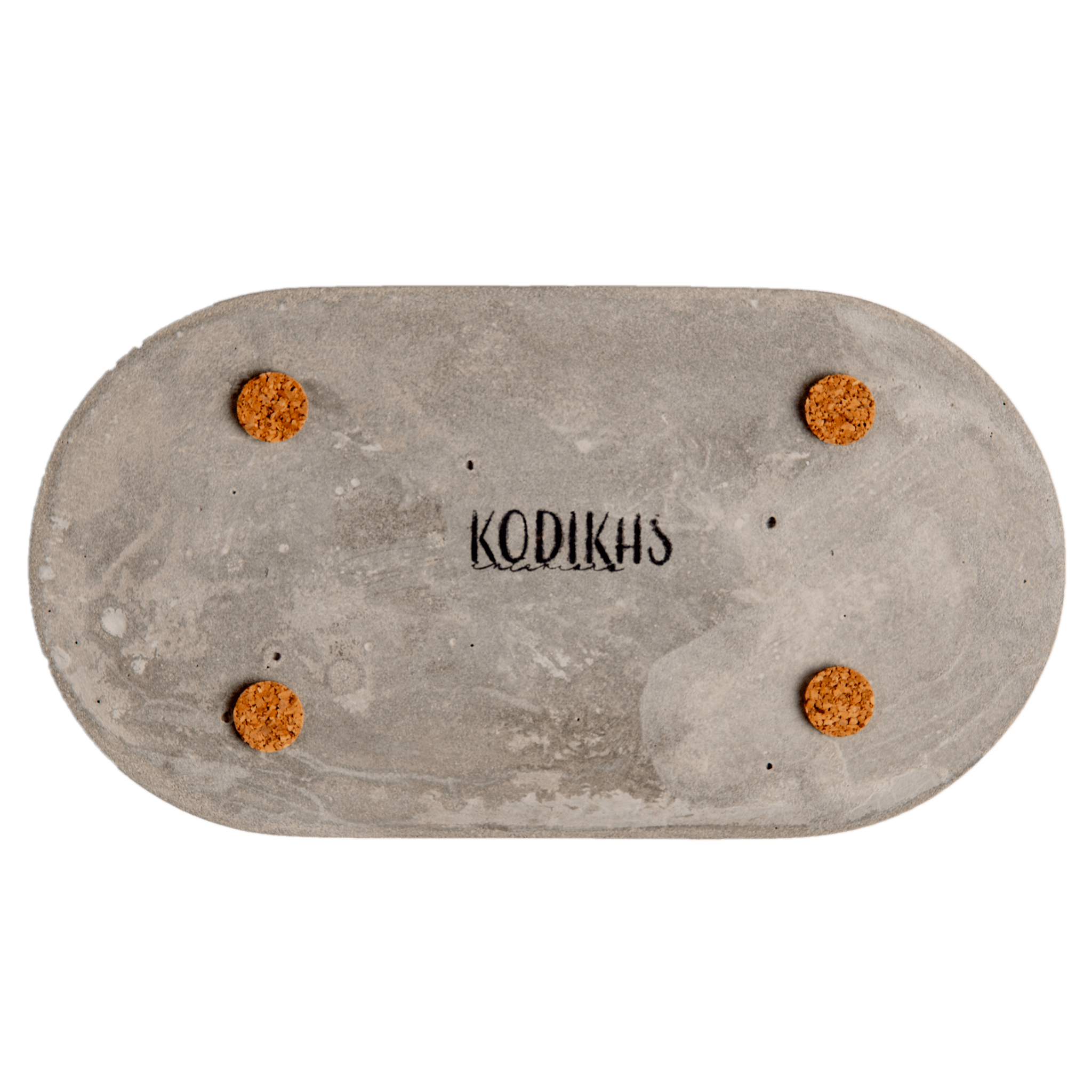 Concrete Oval Trinket Trays - Rock Paper Scissors